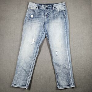 Laurie Felt Jeans Womens Size 10 Classic Denim Cropped Weekender straight leg